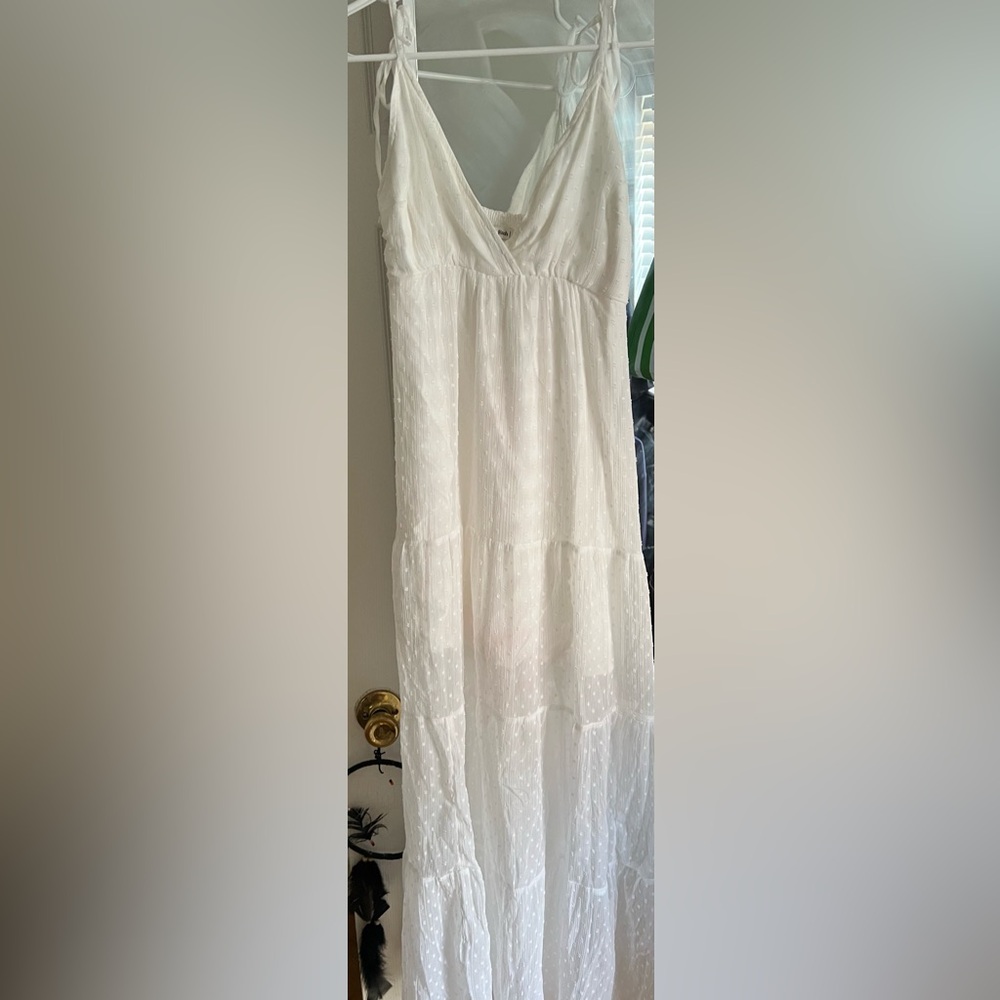 White Maxi dress from Abercrombie & Fitch